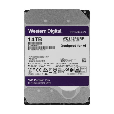 WD SATA-III 14TB WD142PURP