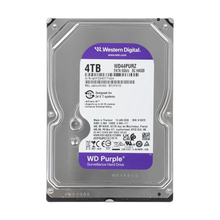 WD SATA-III 4TB WD44PURZ