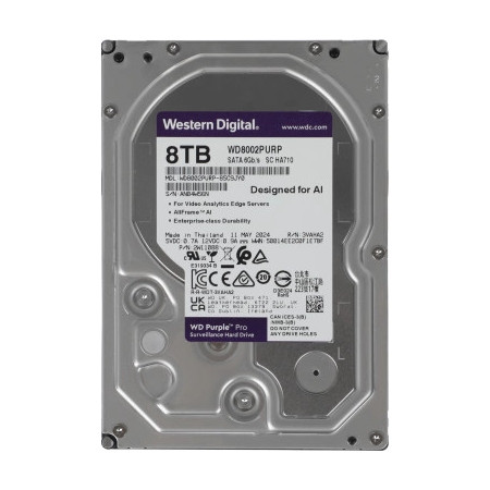 WD SATA-III 8TB WD8002PURP