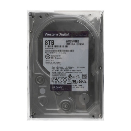 WD SATA-III 8TB WD85PURZ