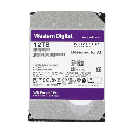 WD SATA-III 12TB WD121PURP