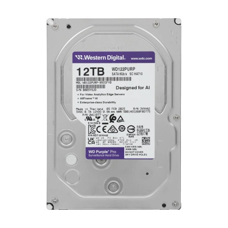 WD SATA-III 12TB WD122PURP