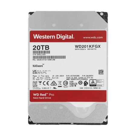 WD SATA-III 20TB WD201KFGX