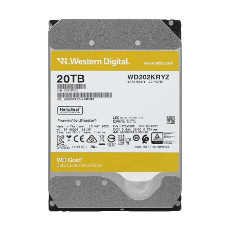 WD SATA-III 20TB WD202KRYZ