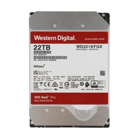 WD SATA-III 22TB WD221KFGX