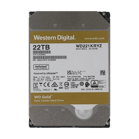 WD SATA-III 22TB WD221KRYZ