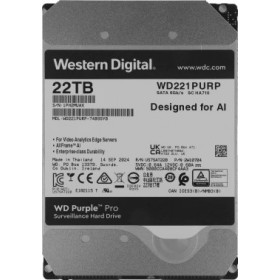 WD SATA-III 22TB WD221PURP