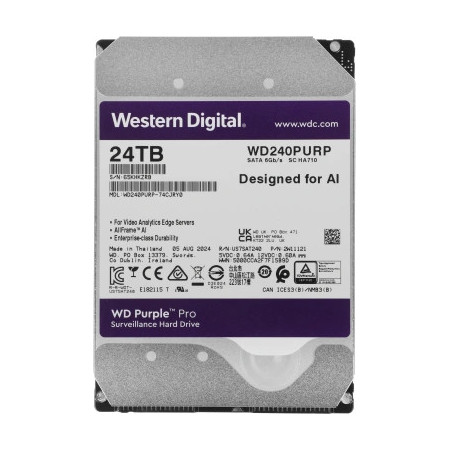 WD SATA-III 24TB WD240PURP