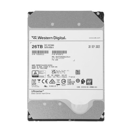 WD SATA-III 26TB 0F65672 WUH722626ALE6L4