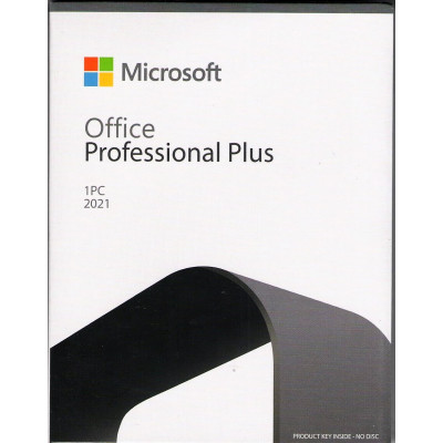Программное обеспечение Office 2021 Professional Plus Box,  Лицензия на 1 ПК